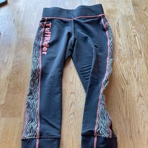 Kids tuffrider tights zebra print